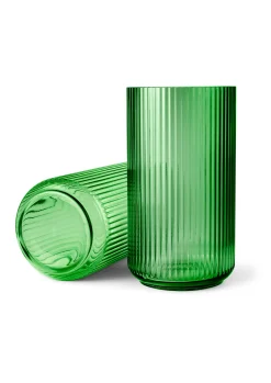Online Lyngby Vase copenhagen green mundblæst glas Vaser & Urtepotteskjulere
