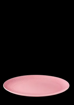 New Ovalt serveringsfad 28.5x21.5 cm i rosa Serveringsfade