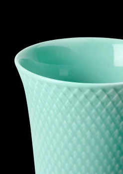 Clearance Rhombe Color Vase aqua porcelæn | Køb her Vaser & Urtepotteskjulere