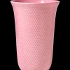 Online Rhombe Color Vase H20 rosa porcelæn Vaser & Urtepotteskjulere