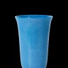 Discount Rhombe Color Vase H20 blå porcelæn | Køb her Vaser & Urtepotteskjulere