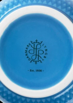 Discount Rhombe Color Vase H20 blå porcelæn | Køb her Vaser & Urtepotteskjulere