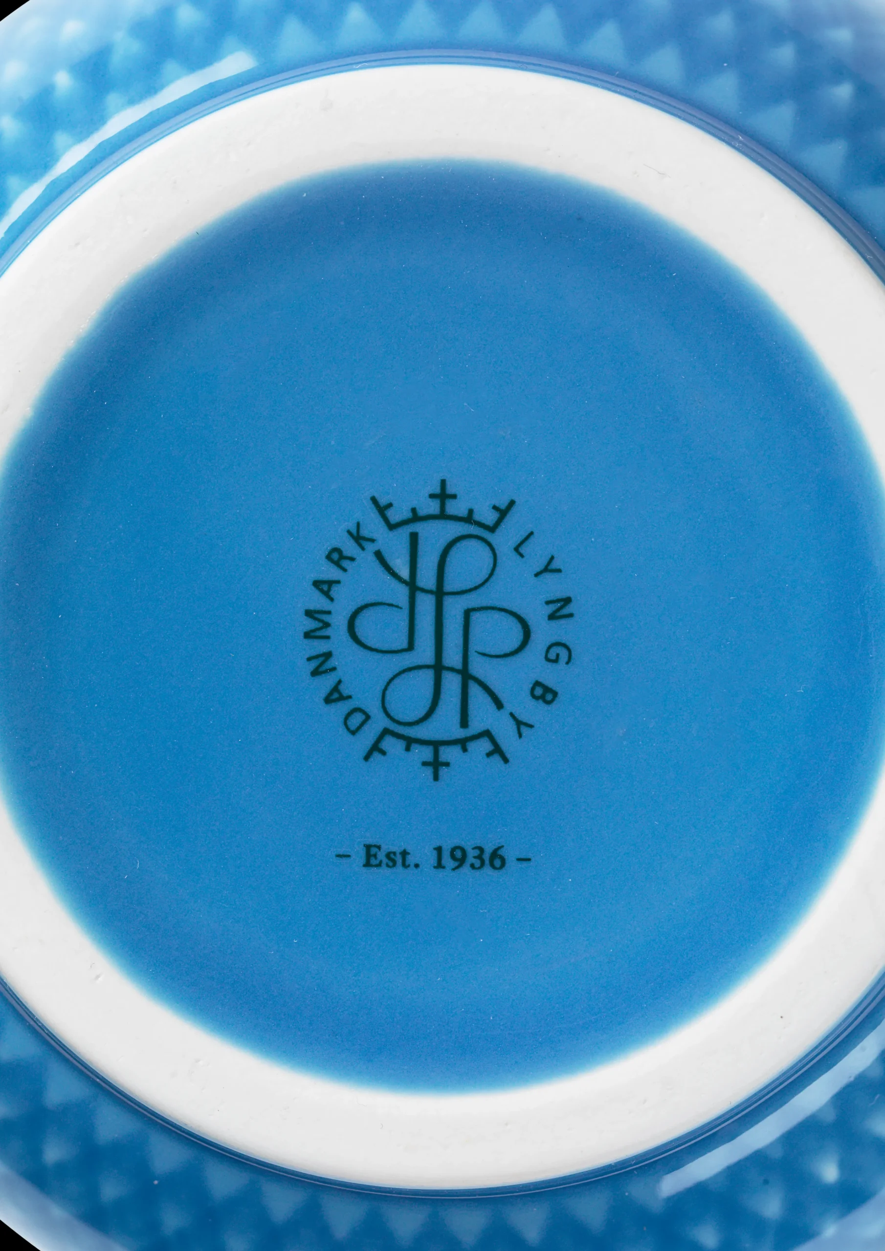 Discount Rhombe Color Vase H20 blå porcelæn | Køb her Vaser & Urtepotteskjulere