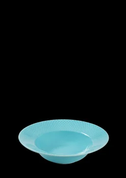 Best Rhombe Color Dyb tallerken Ø24.5 cm turkis Dybe Tallerkener|Stel