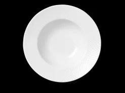 Clearance Rhombe Dyb tallerken Ø24.5 cm hvid | Køb her Dybe Tallerkener|Stel