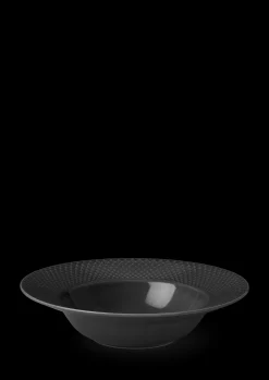 Online Rhombe Earth Dyb tallerken Ø24.5 cm slate Dybe Tallerkener|Stel
