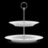 Online Rhombe Etagere Ø27 cm hvid | Køb her Kagefad & Etagere