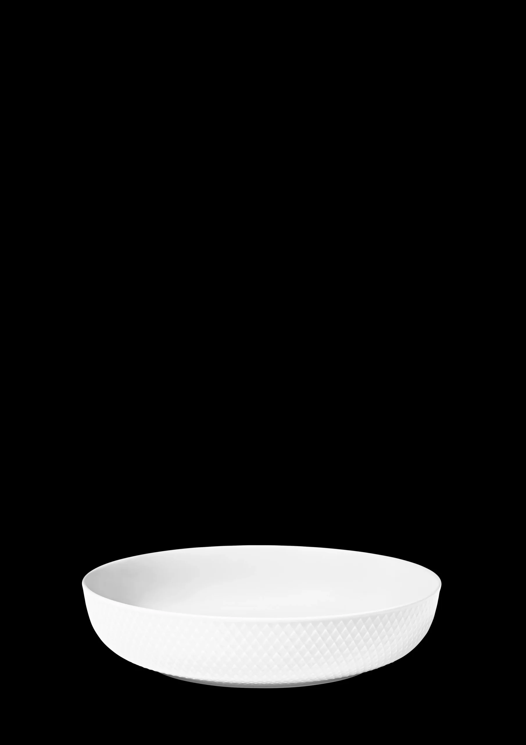Rhombe Serveringsskål Ø28 cm hvid | Køb nu Serveringsskåle
