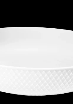 Rhombe Serveringsskål Ø28 cm hvid | Køb nu Serveringsskåle