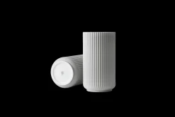 Outlet Vase H25 cm i grå fra serien Lyngby Vaser & Urtepotteskjulere