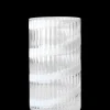 New Vase H20.5 cm swirl hvid mundblæst glas Nyheder|Vaser & Urtepotteskjulere