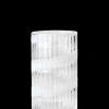 New Vase H15.5 cm swirl hvid mundblæst glas Nyheder|Vaser & Urtepotteskjulere
