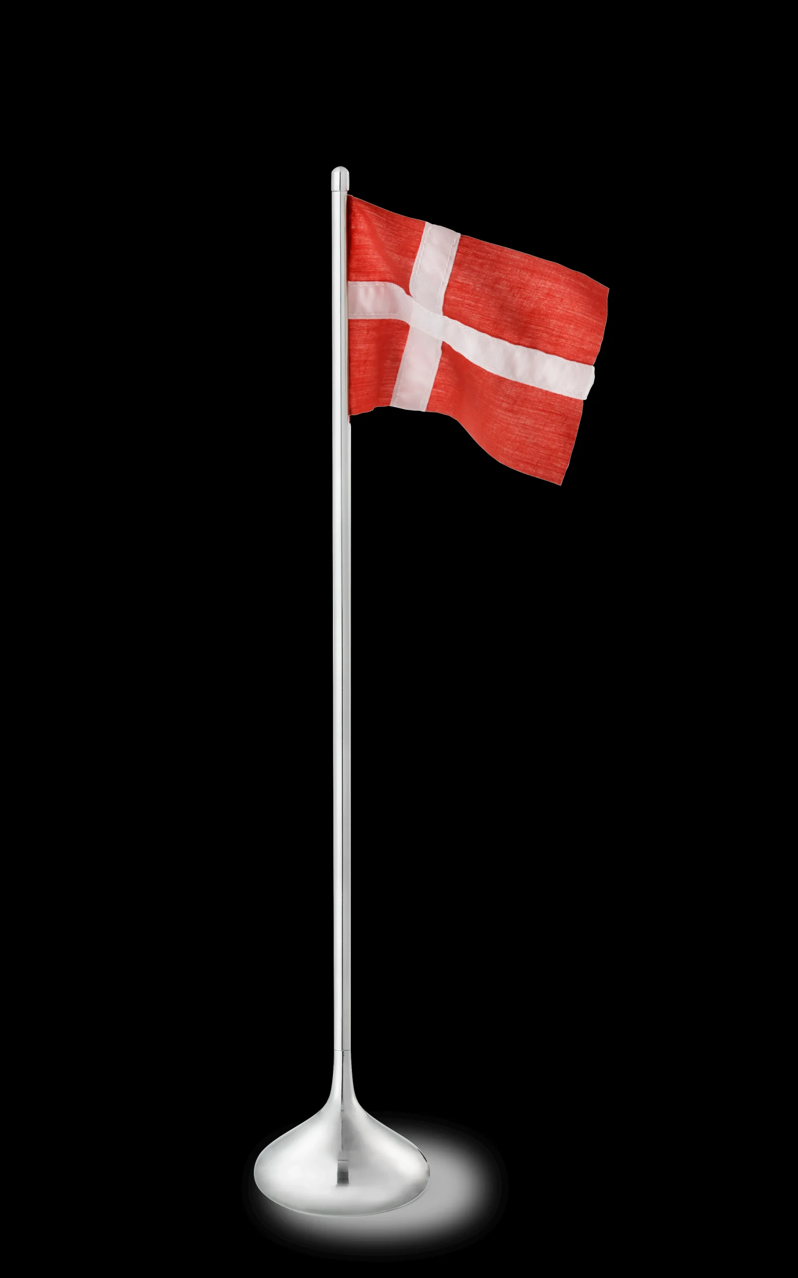 Outlet Bordflag dansk H35 cm i sølv fra serien Bordflag|Fødselsdag