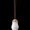 Clearance Forest Tales Ugle Ø4 cm blank hvid | Køb her Julepynt|Julepynt