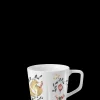 Clearance GC Cottage Krus 30 cl hvid m. deko | Køb nu Krus