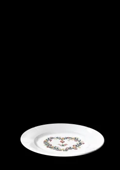 Best GC Cottage Tallerken Ø19.5 cm hvid m. deko Frokosttallerkener|Stel