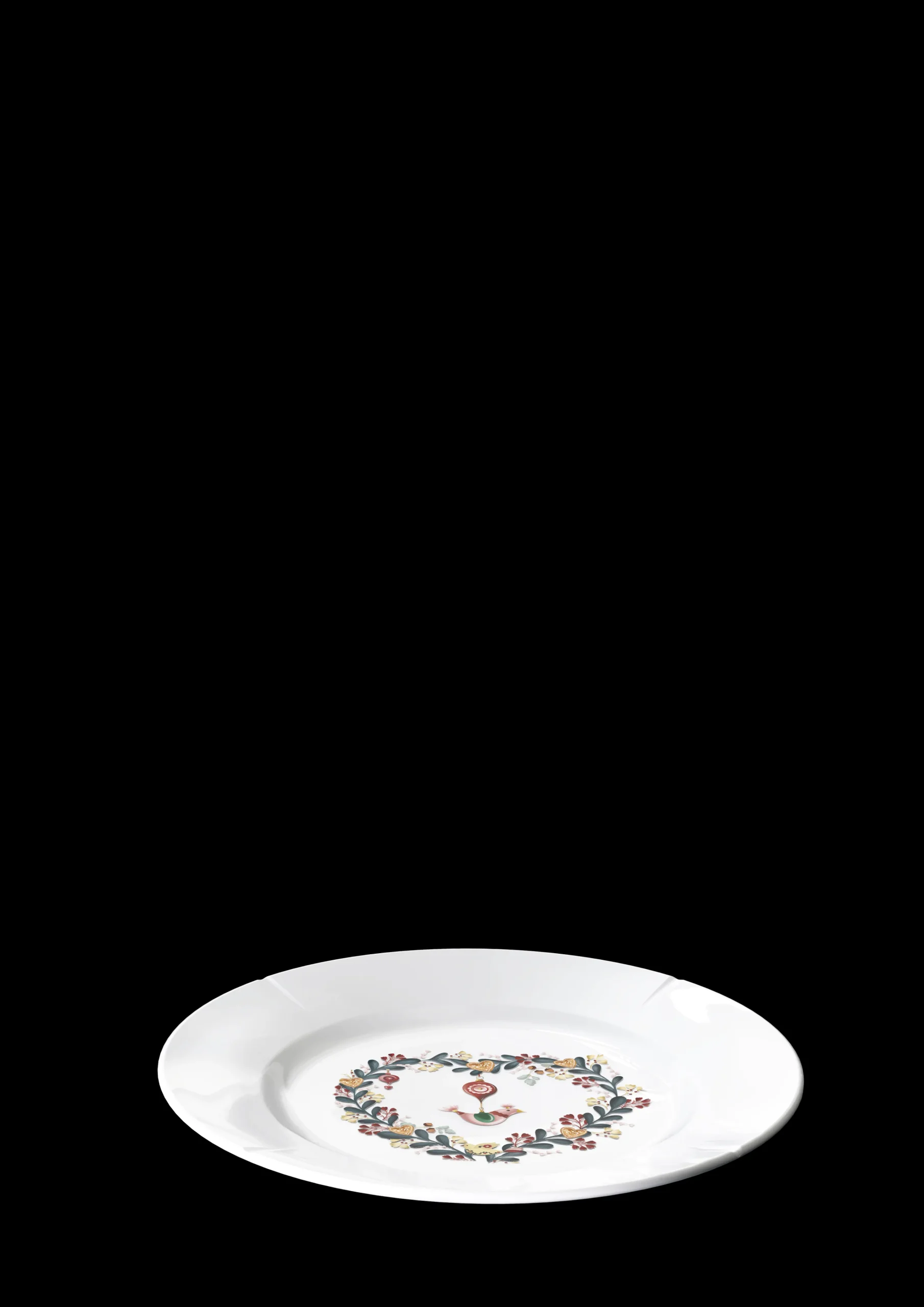 Best GC Cottage Tallerken Ø19.5 cm hvid m. deko Frokosttallerkener|Stel