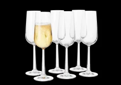 Online Grand Cru Champagneglas 24 cl klar 6 stk | Køb her Champagneglas|Nytår