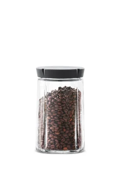Grand Cru Opbevaringsglas 1,0 l sort | Køb her Krukker|Opbevaringsglas & Krukker