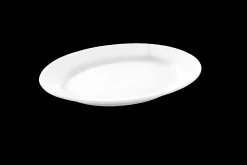 Outlet Grand Cru Oval tallerken 17.5x23.5 hvid | Køb her Frokosttallerkener|Stel