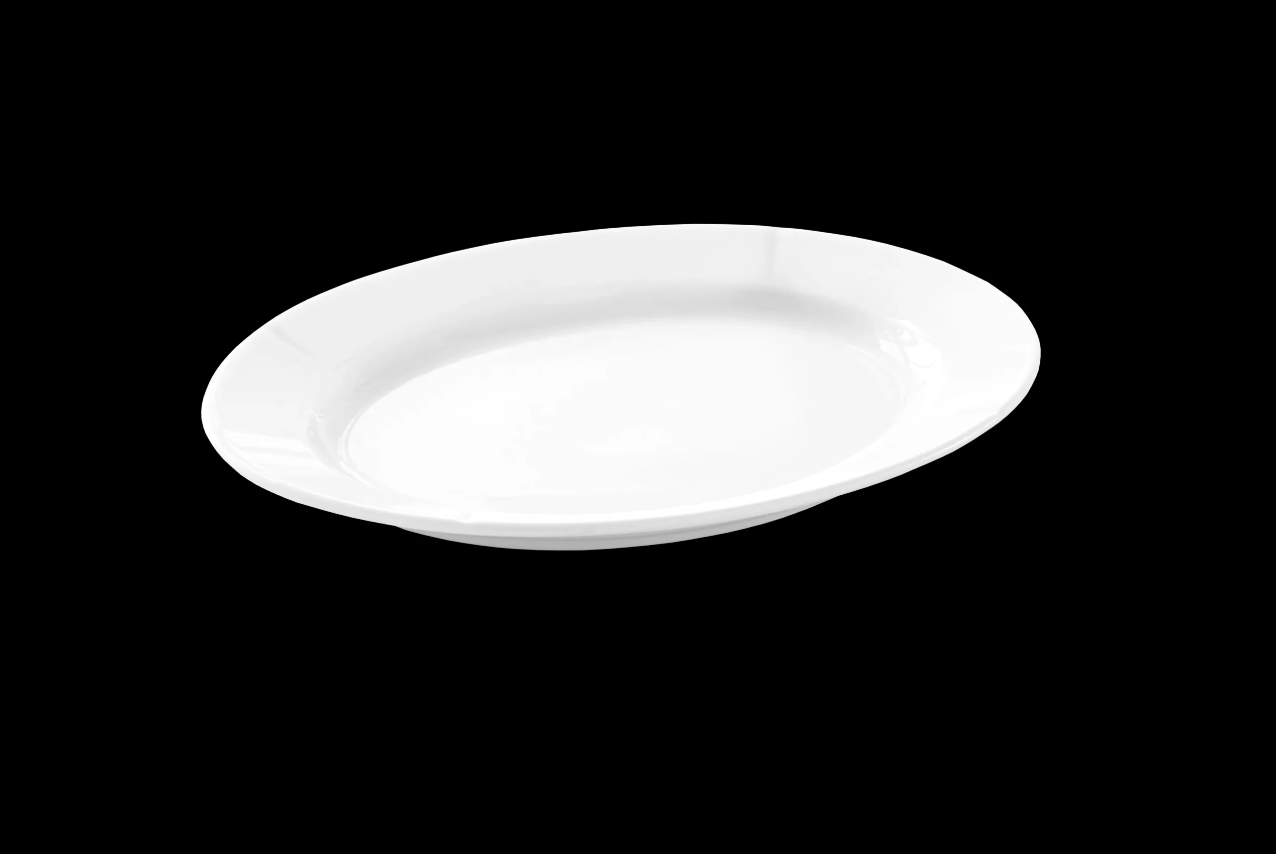 Outlet Grand Cru Oval tallerken 17.5x23.5 hvid | Køb her Frokosttallerkener|Stel