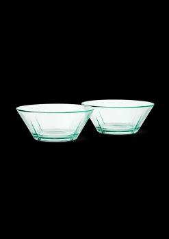 Grand Cru Recycled Glasskål Ø15 cm klar grøn Serveringsskåle