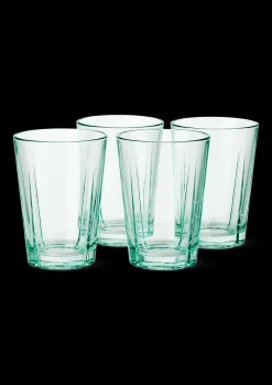 Grand Cru Recycled Vandglas klar grøn 4 stk. Vandglas