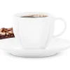 New Grand Cru Soft Kaffekop m. underkop 28 cl hvid Kopper