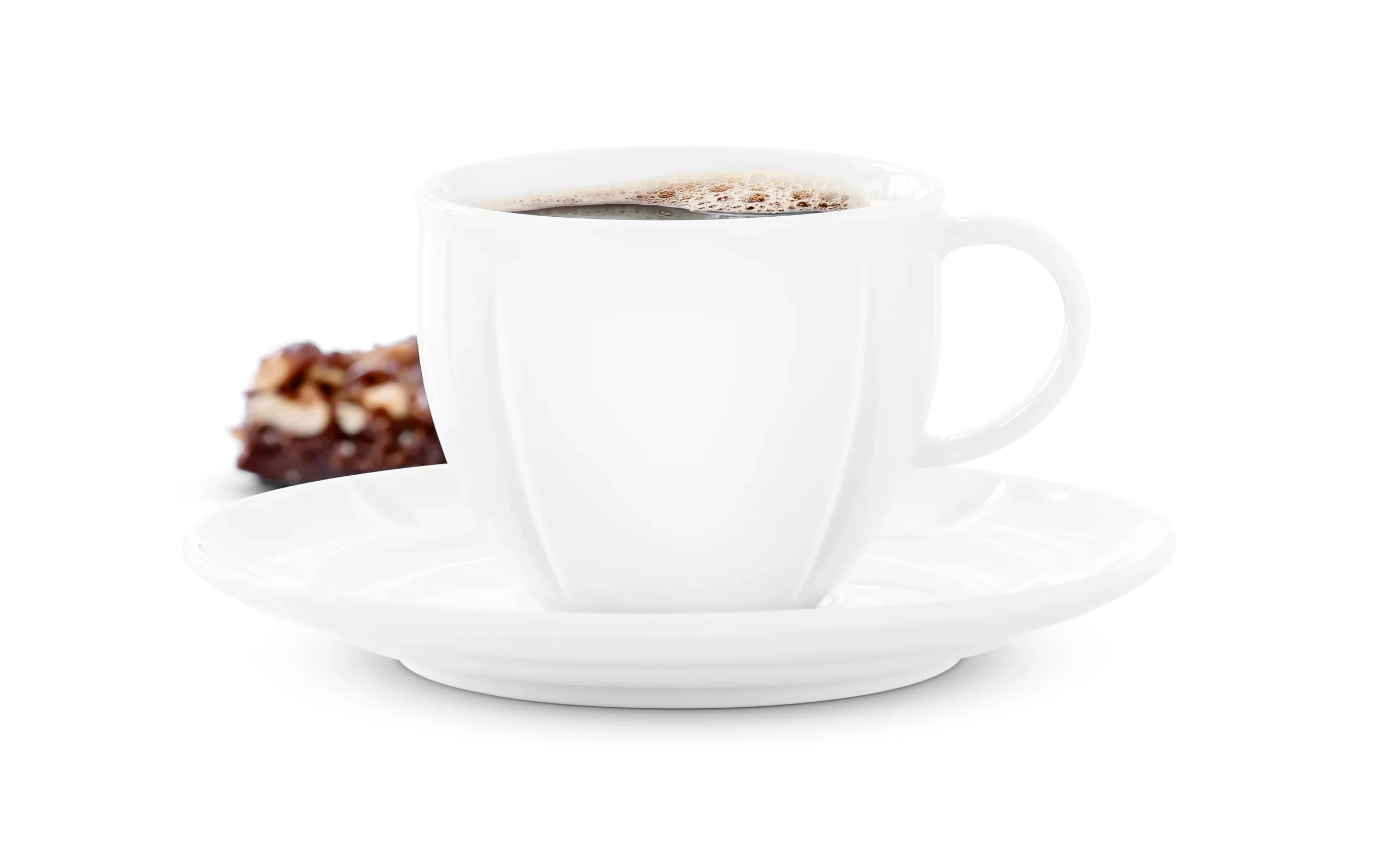 New Grand Cru Soft Kaffekop m. underkop 28 cl hvid Kopper