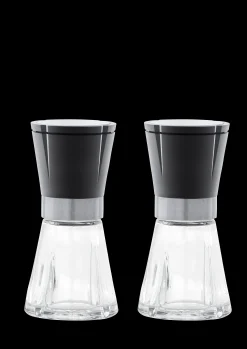 Hot Kværn H14.5 cm 2 stk. i sort fra serien Grand Cru Salt Og Pebersæt|Salt & Peber
