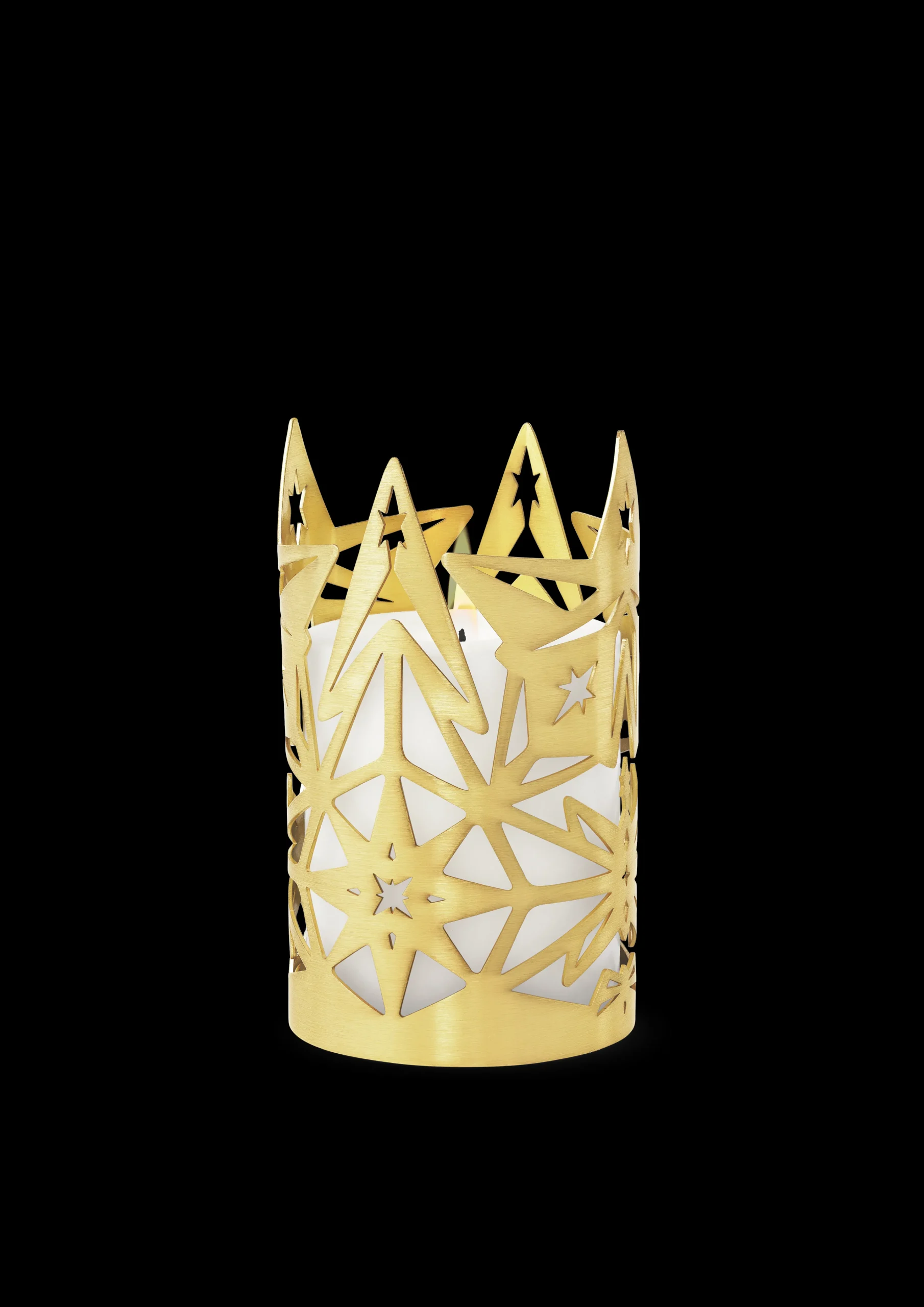 New Lysestage Ø8 cm i guld fra serien Karen Blixen Lysestager & Stearinlys|Fyrfadsstager