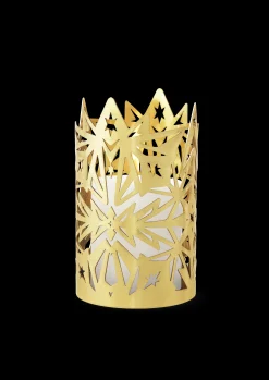Best Lysestage Ø9.5 cm i guld fra serien Karen Blixen Lysestager & Stearinlys|Fyrfadsstager