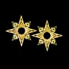 Clearance Lysmanchet stjerne H3 2 stk. i guld | Køb her Lysestager & Stearinlys|Lysestage Tilbehør