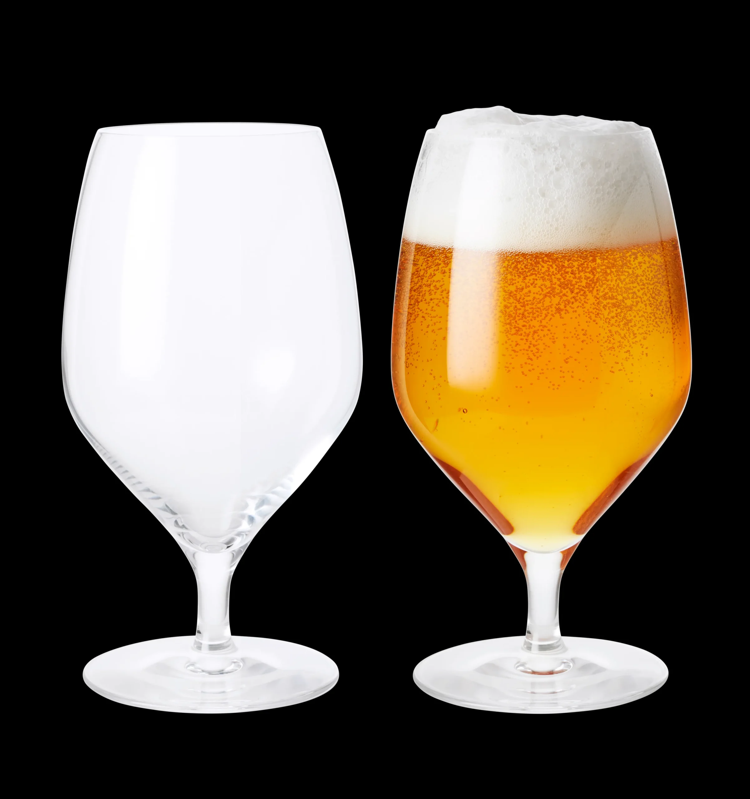 Clearance Premium Ølglas 60 cl klar 2 stk. | Køb her Ølglas