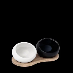 Online Salt| og peberkar H6.5 cm i hvid | Køb her Salt & Peber