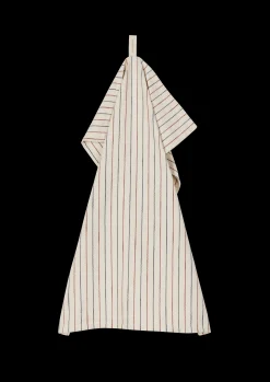 Textiles Garn Viskestykke 50x70 cm blå/terracotta Viskestykker|Viskestykker