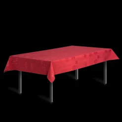 Online Textiles Natale Damaskdug 150x270 cm rød | Køb her Duge|Duge