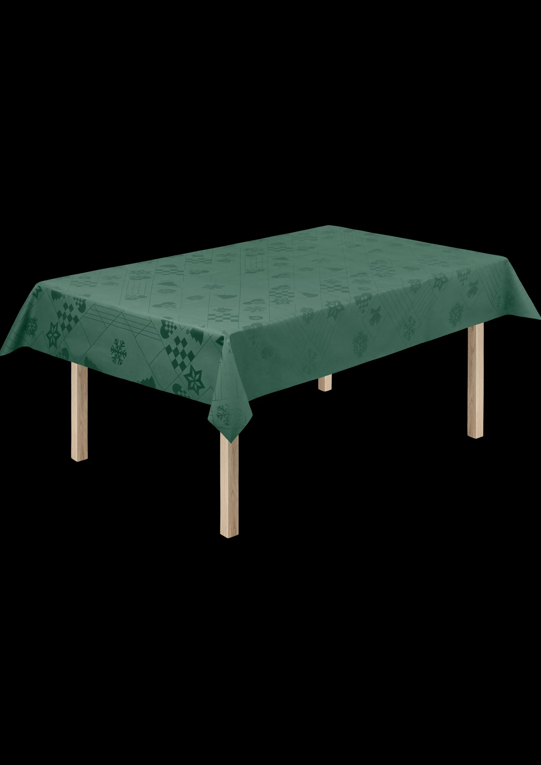Sale Textiles Natale Akryldug B140 cm grøn | Køb her Duge|Duge
