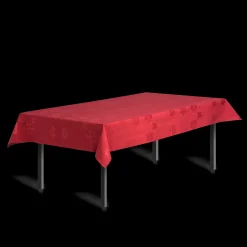 Best Textiles Natale Damaskdug 150x370 cm rød | Køb her Duge|Duge